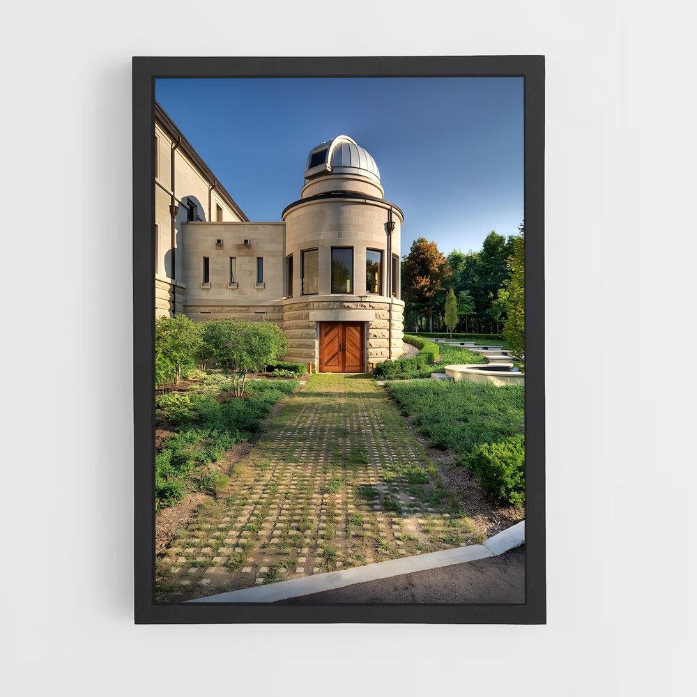 Poster L'Observatoire Céleste – affiche Astronomie (vue 2)